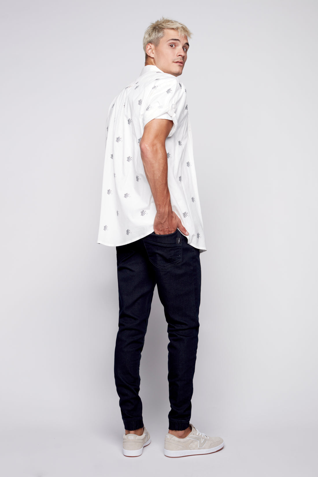 JAGGER - 5 Pocket Soft French Terry Classic Jogger - Navy - DENIM SOCIETY™