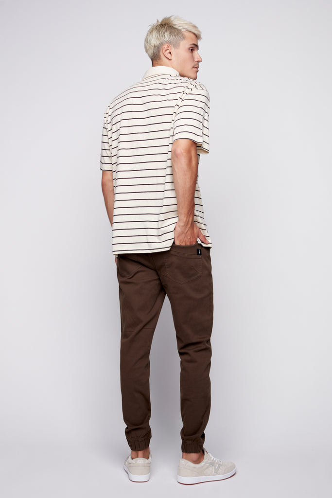 JAGGER - 5 Pocket Twill Classic Jogger - Olive DNM.WORKS™