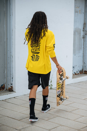 Team Logo Tee - Yellow - DENIM SOCIETY™