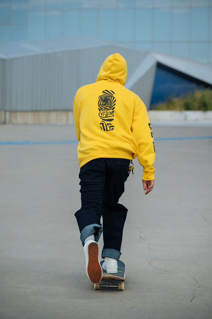 Team Logo Hoodie - Yellow - DENIM SOCIETY™