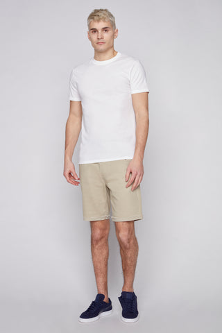 LENNON - Mens Rolled Up Shorts - Tan