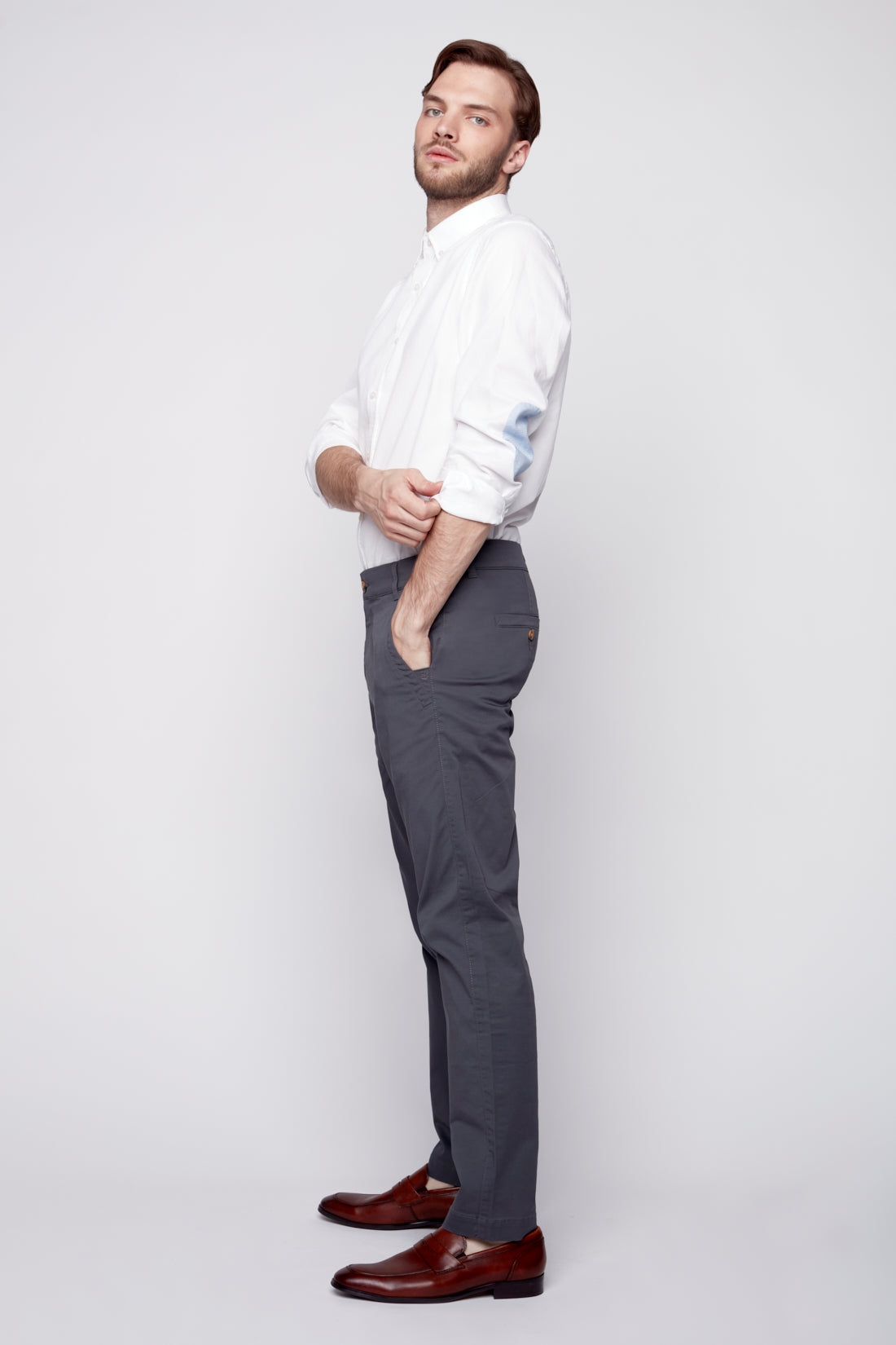 MARLEY - Slim Fit Chinos - Dark Grey - DENIM SOCIETY™