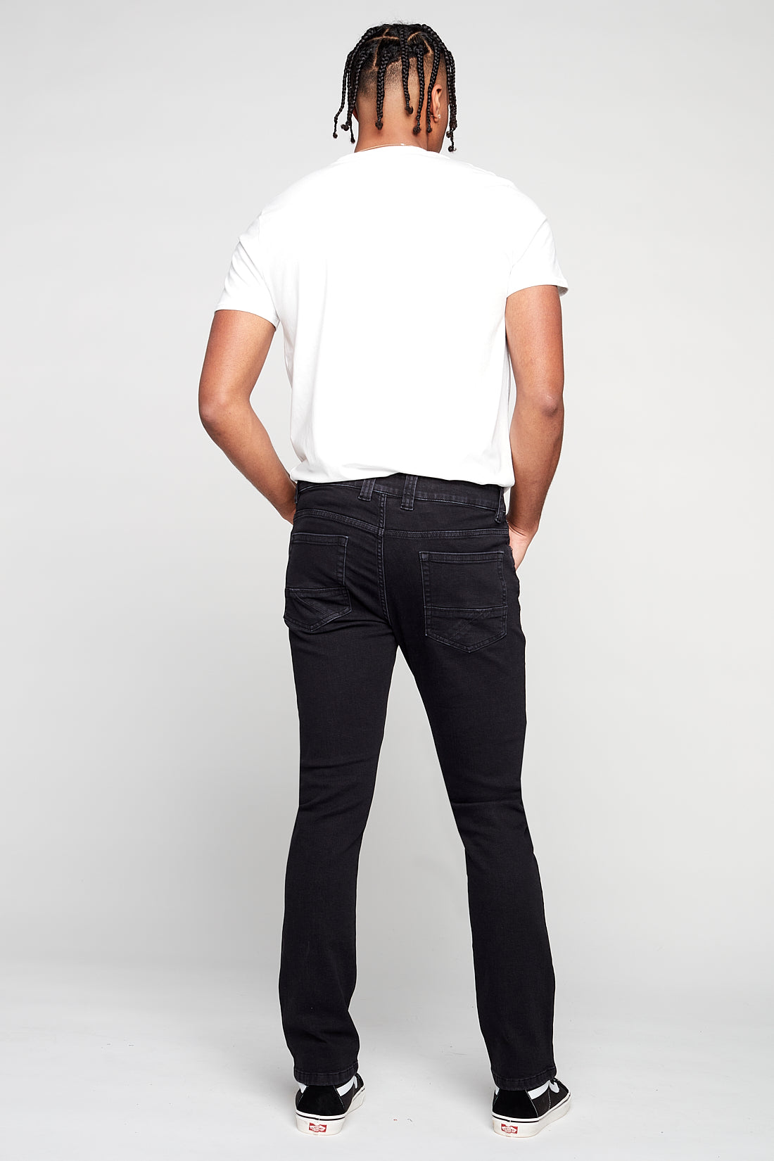 FRANKIE - 5 Pocket Straight Leg Jean - Black - DENIM SOCIETY™