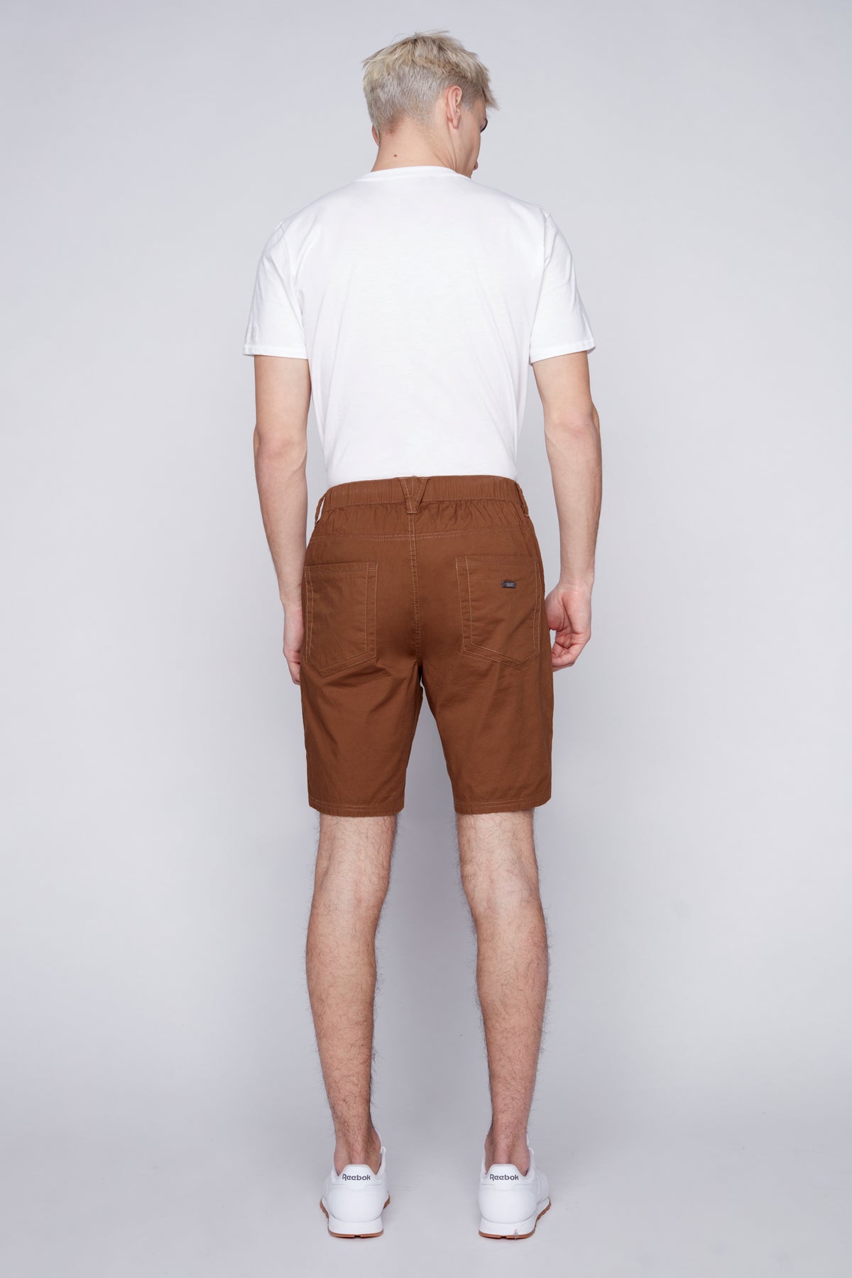 PHOENIX - Mens Flex Denim Moto Short - Tobacco
