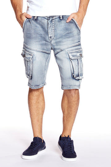 Men's Capri Shorts - Snow Wash - DENIM SOCIETY™