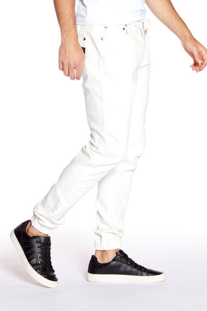 JAGGER - 5 Pocket Soft French Terry Classic Jogger - Off White DNM.WORKS™