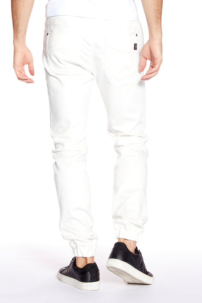 JAGGER - 5 Pocket Soft French Terry Classic Jogger - Off White DNM.WORKS™