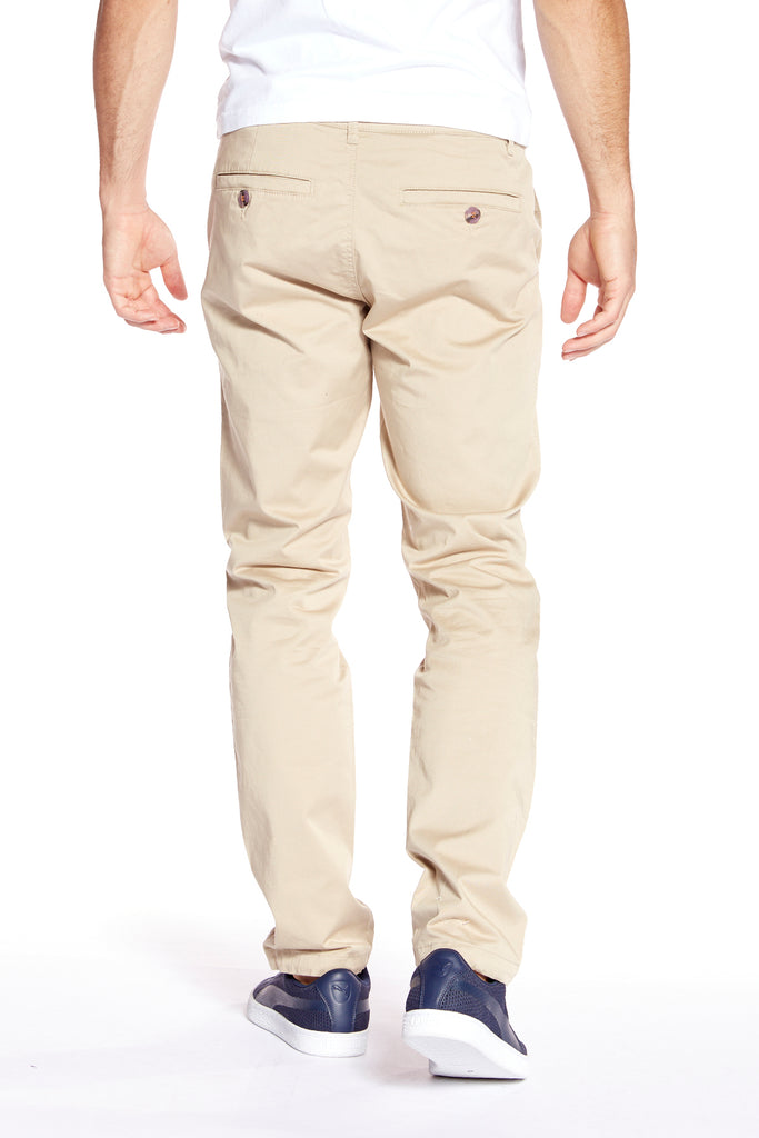 ELTON -  Slim Fit Chinos (Convertible Joggers) - Tan - DENIM SOCIETY™