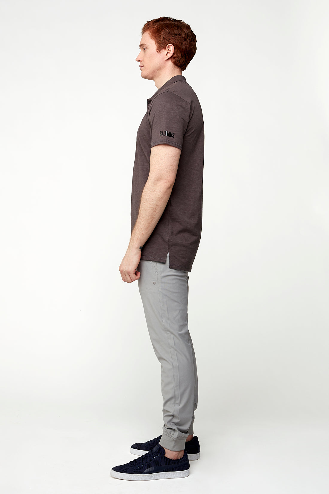 AXEL - Pull-On Jogger with Elasticized Waist & Cuffs - Light Grey - DENIM SOCIETY™