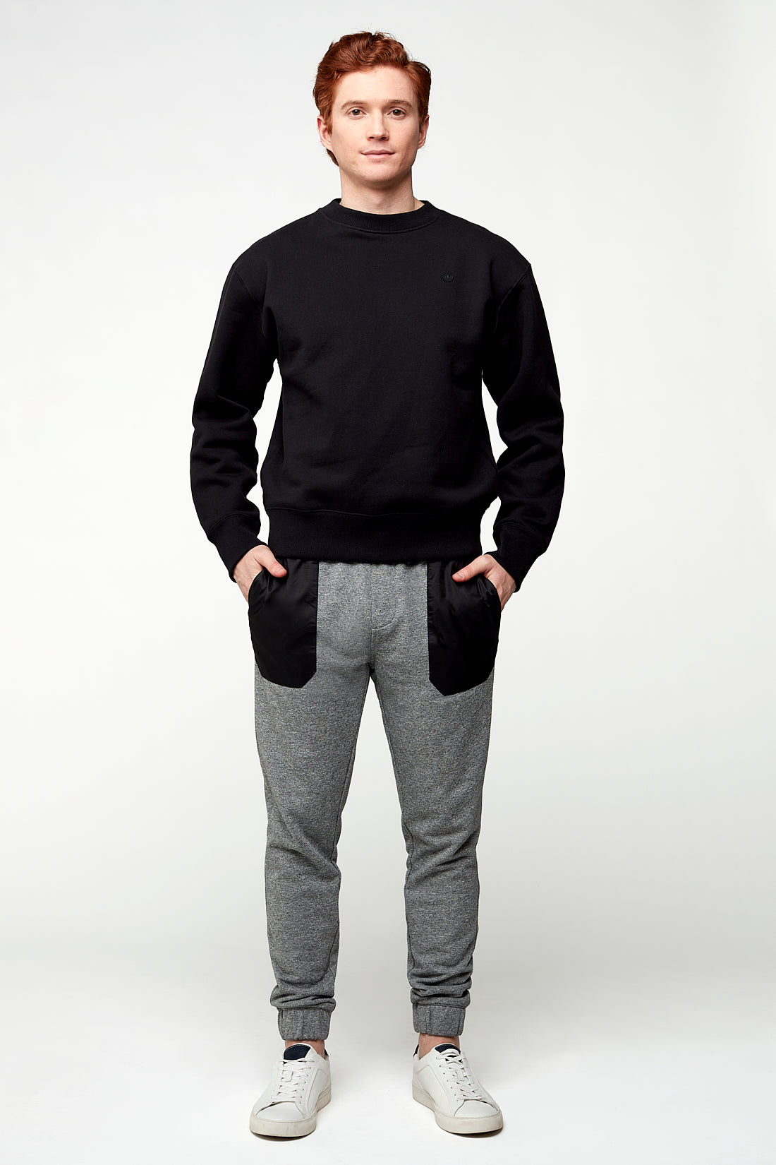 AXEL - Pull-On French Terry Jogger - Grey Heather - DENIM SOCIETY™