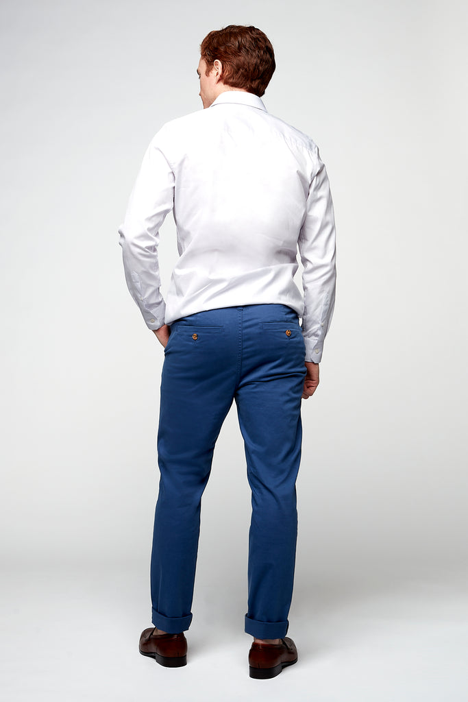 COOPER -  Slim Fit Chino Jogger - Cobalt - DENIM SOCIETY™