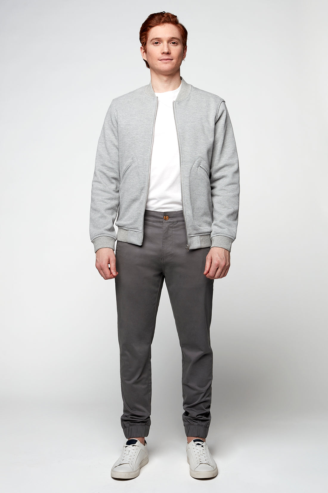 COOPER -  Slim Fit Chino Jogger - Dark Grey - DENIM SOCIETY™