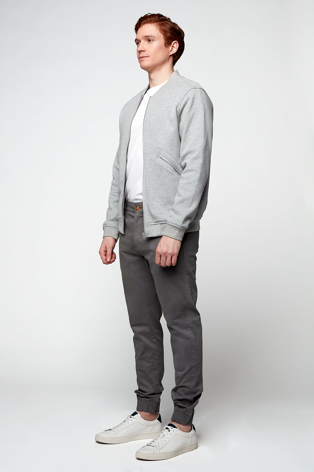 COOPER -  Slim Fit Chino Jogger - Dark Grey - DENIM SOCIETY™