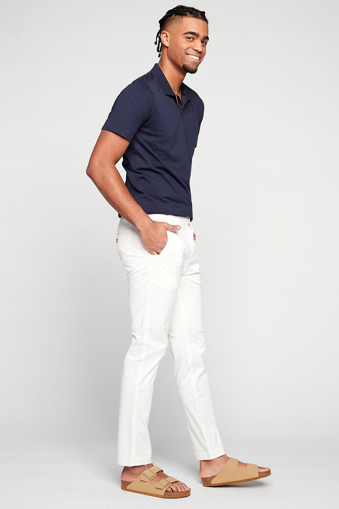 MARLEY - Slim Fit Chinos - Off White - DENIM SOCIETY™