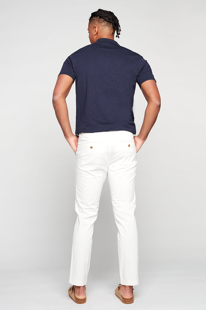 MARLEY - Slim Fit Chinos - Off White - DENIM SOCIETY™