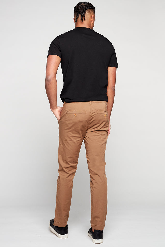 MARLEY - Slim Fit Chinos - Tobacco - DENIM SOCIETY™