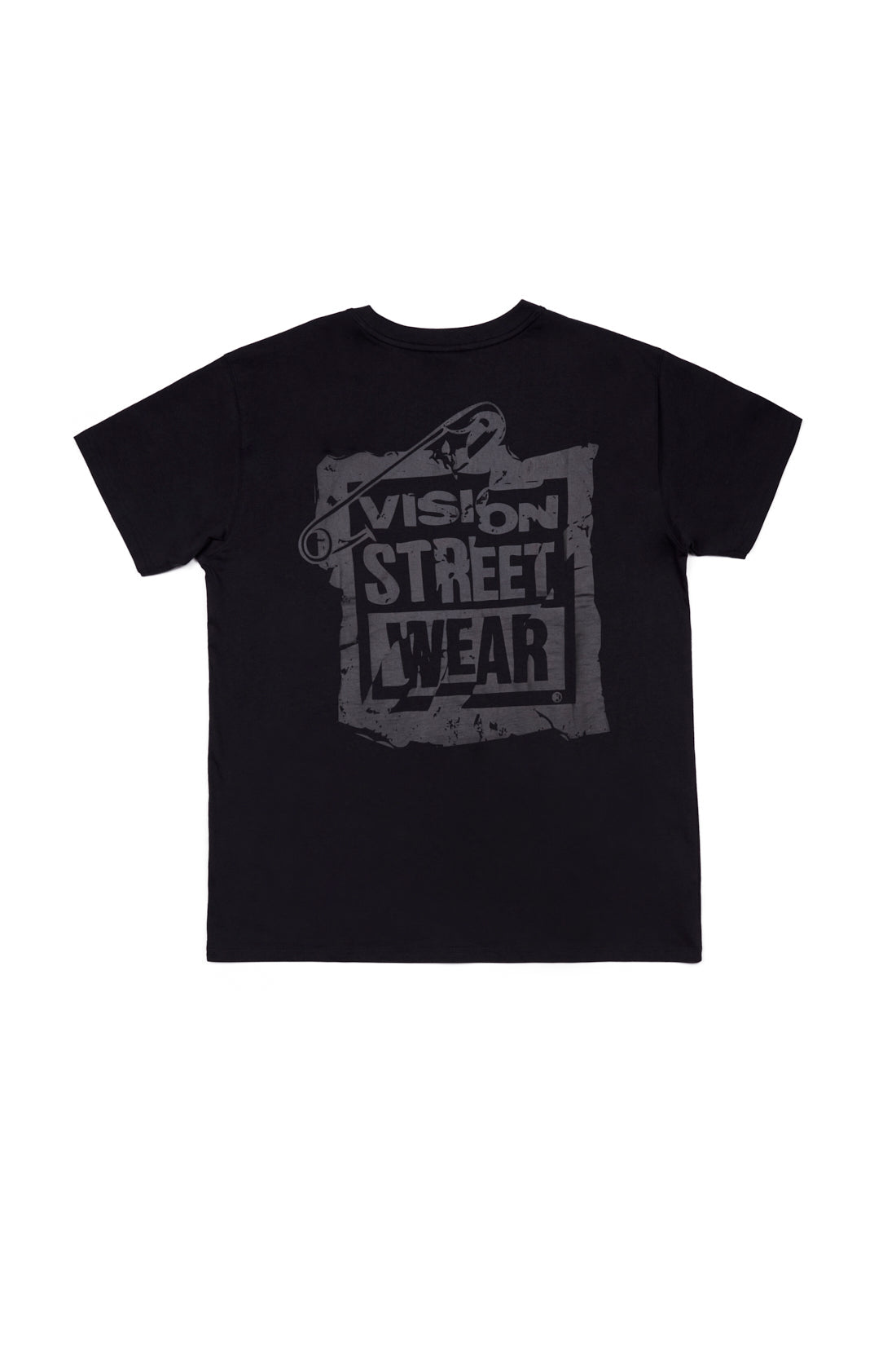 Safety Pin Logo T-Shirt - Black - DENIM SOCIETY™