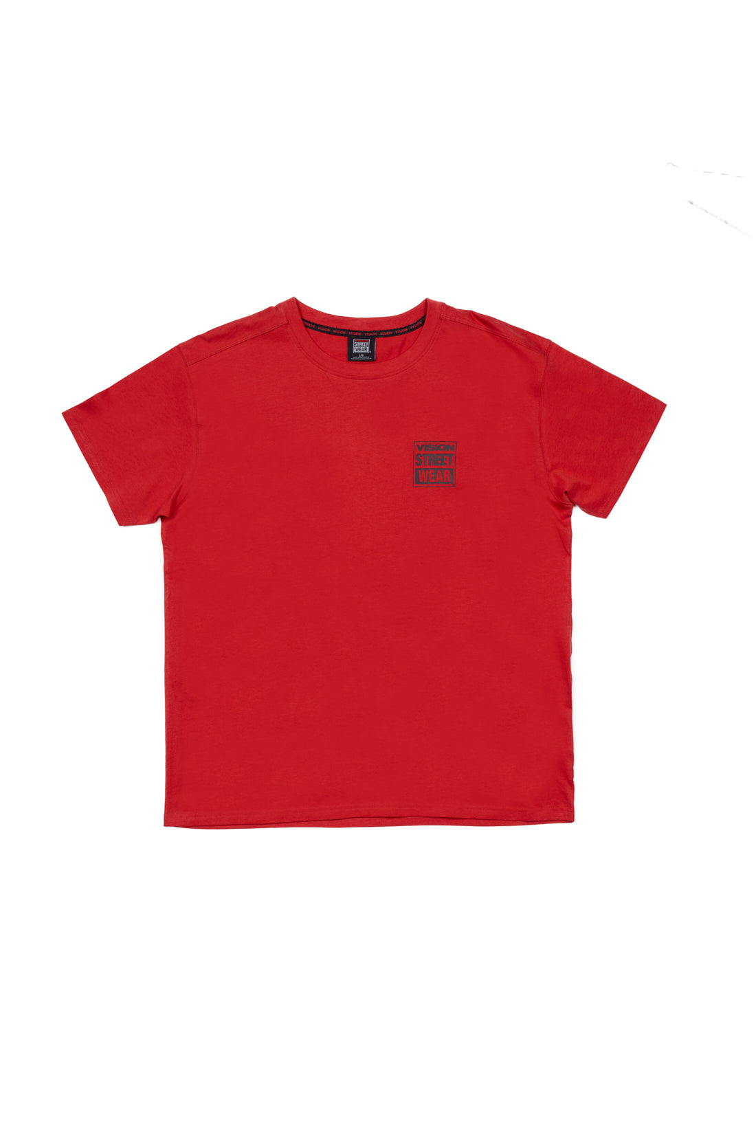 Safety Pin Logo T-Shirt - Red - DENIM SOCIETY™