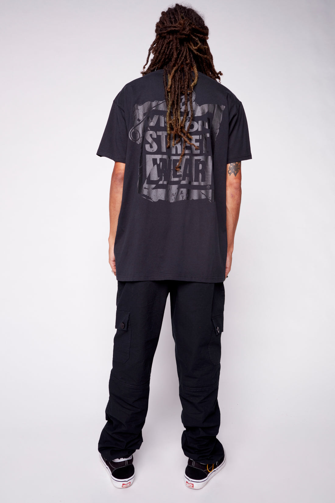 Safety Pin Logo T-Shirt - Black - DENIM SOCIETY™