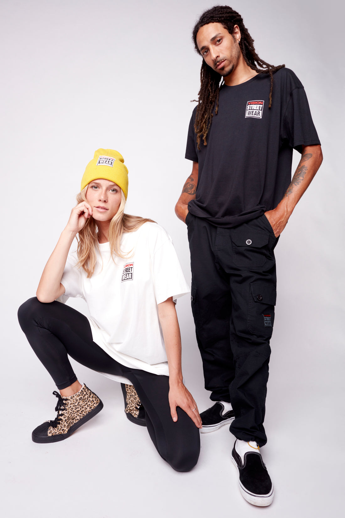 Safety Pin Logo T-Shirt - Black - DENIM SOCIETY™