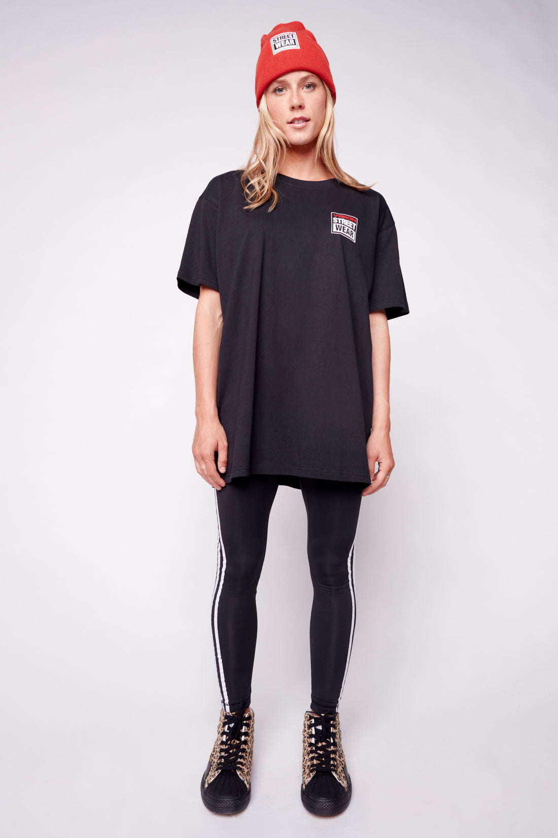 Safety Pin Logo T-Shirt - Black - DENIM SOCIETY™