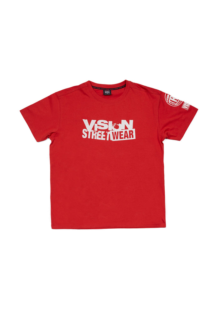 Team Logo T-Shirt - Red - DENIM SOCIETY™