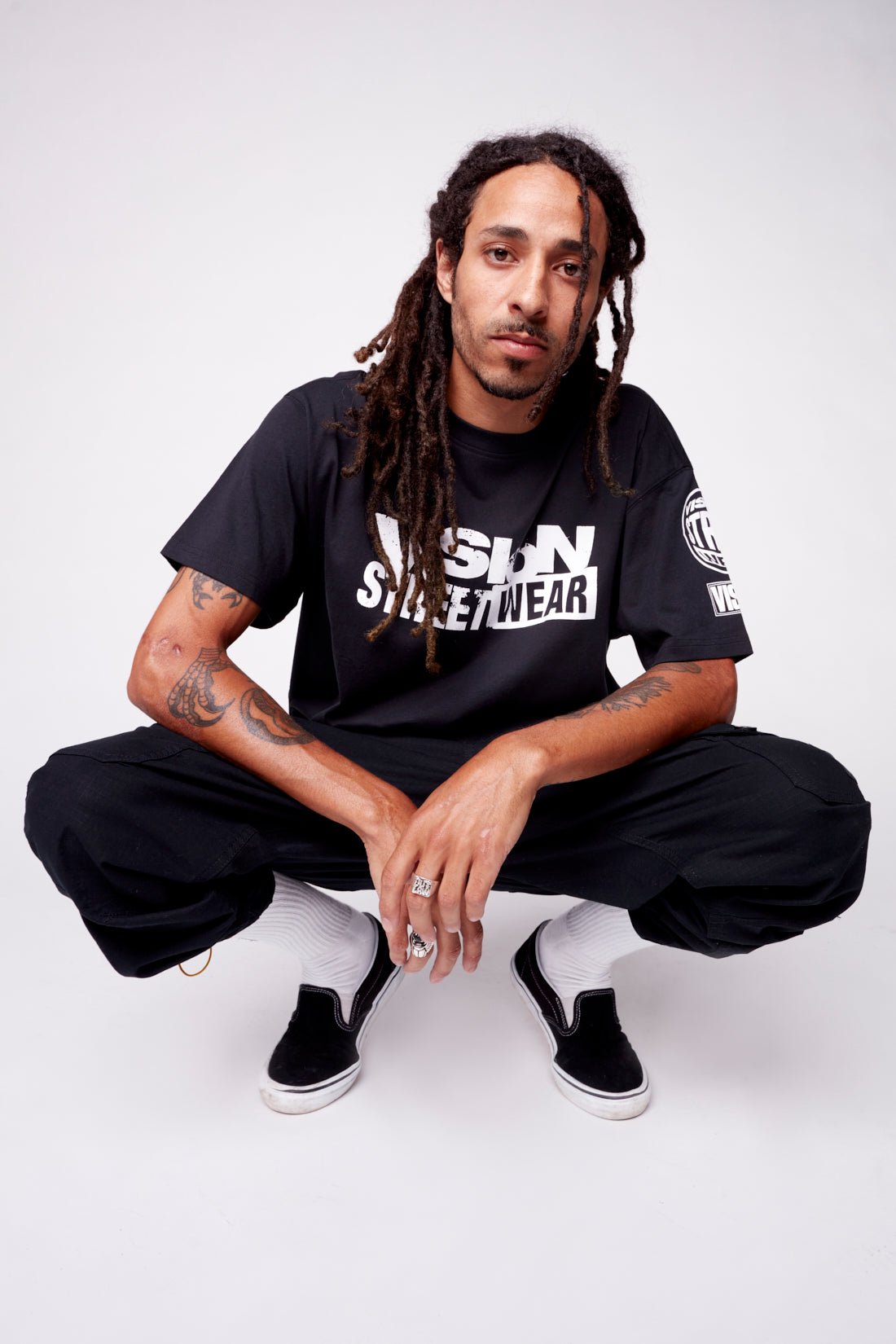 Team Logo T-Shirt - Black - DENIM SOCIETY™