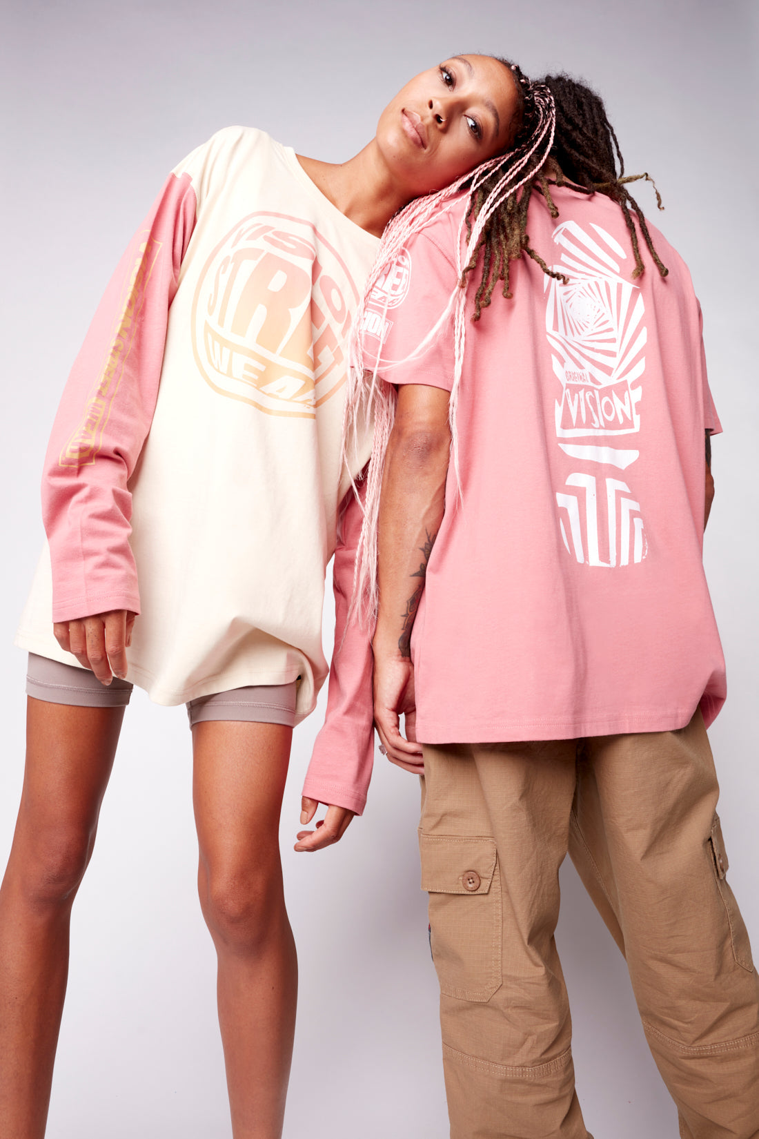 Team Logo T-Shirt - Dusty Rose - DENIM SOCIETY™