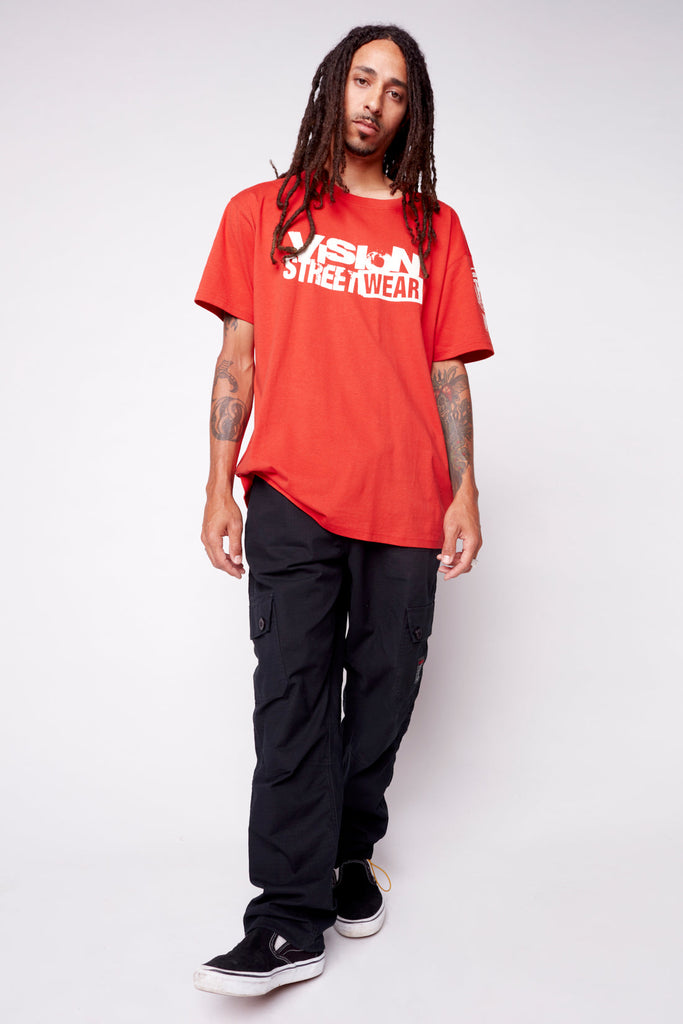 Team Logo T-Shirt - Red - DENIM SOCIETY™