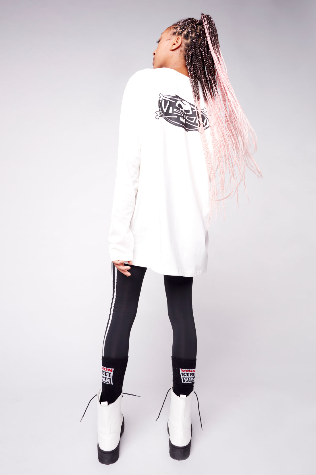 Skull Bone Print Tee - Bone - DENIM SOCIETY™