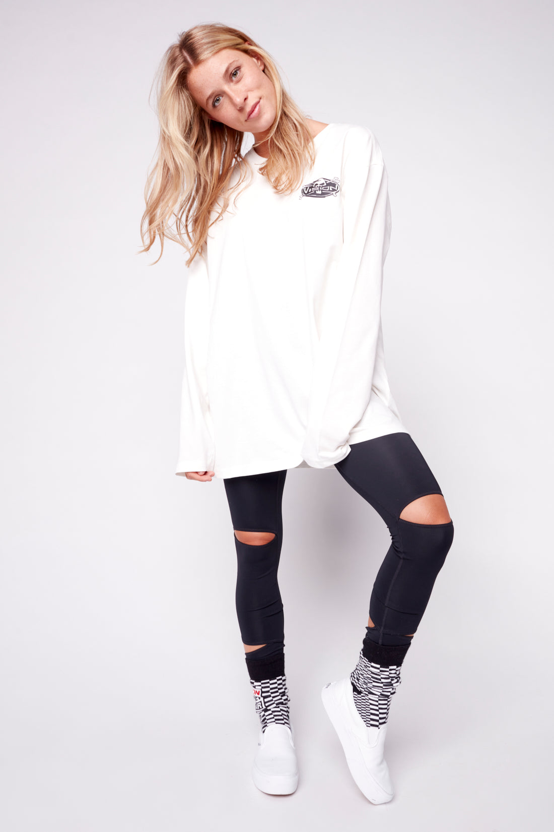 Skull Bone Print Tee - Bone - DENIM SOCIETY™