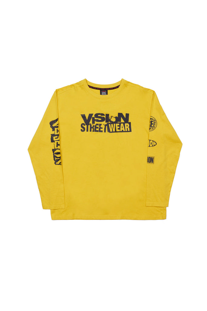 Team Logo Tee - Yellow - DENIM SOCIETY™