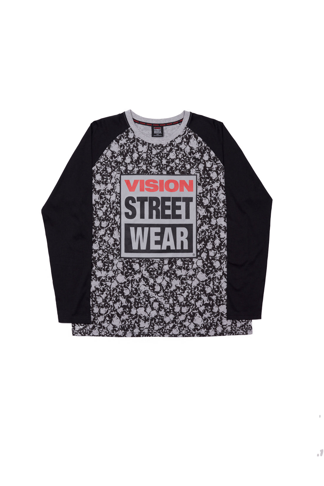 Aop Skull Tee - Black - DENIM SOCIETY™