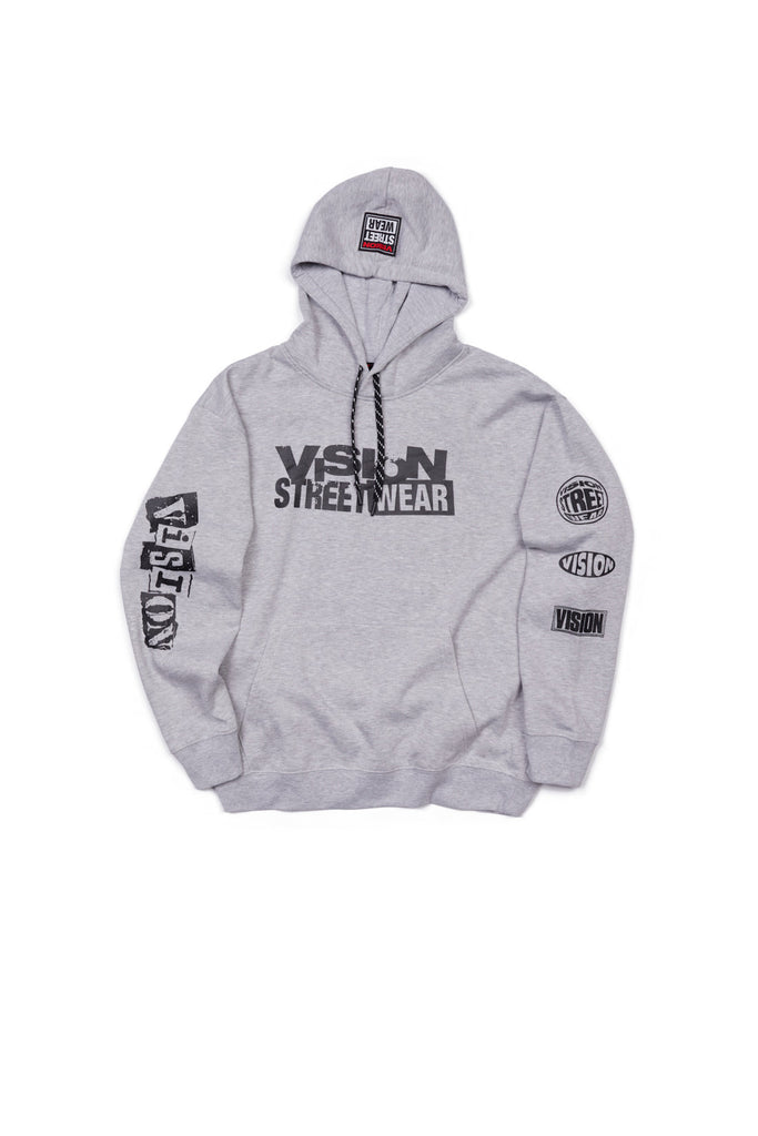 Team Logo Hoodie - Heather Grey - DENIM SOCIETY™