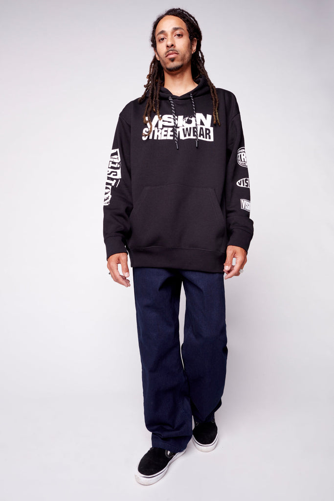 Team Logo Hoodie - Black - DENIM SOCIETY™