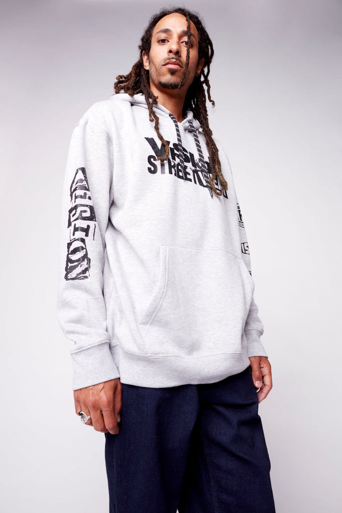 Team Logo Hoodie - Heather Grey - DENIM SOCIETY™