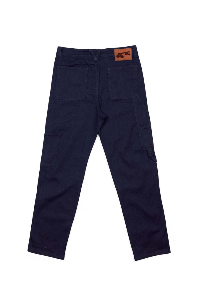 Carpenter Pant In Stretch Raw Denim - Indigo - DENIM SOCIETY™