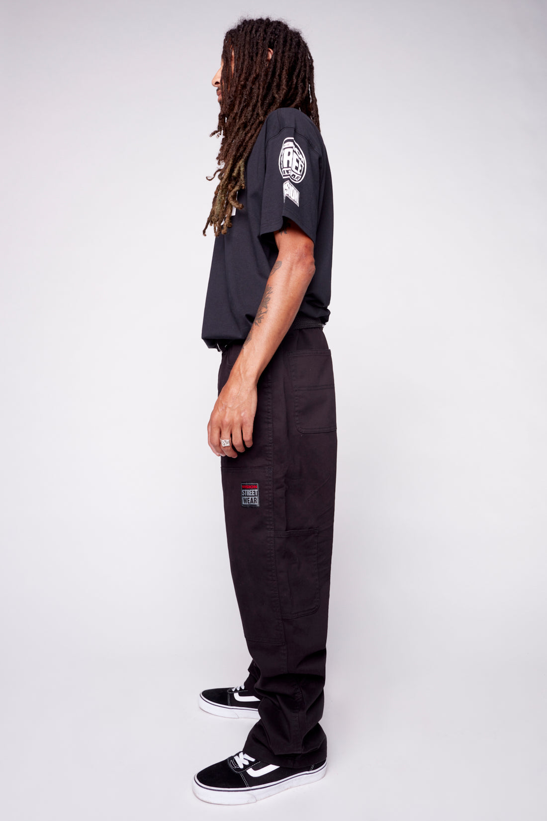 Carpenter Pant In Brushed Twill - Black - DENIM SOCIETY™