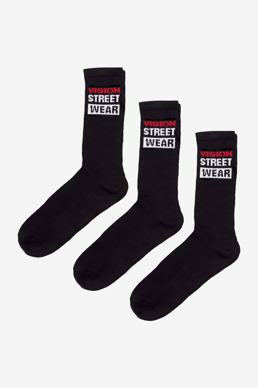 3 Pack Sports Socks - Black - DENIM SOCIETY™